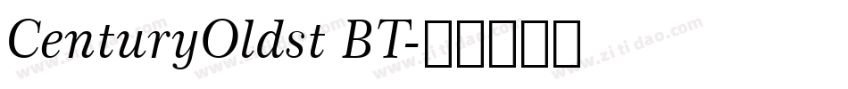CenturyOldst BT字体转换